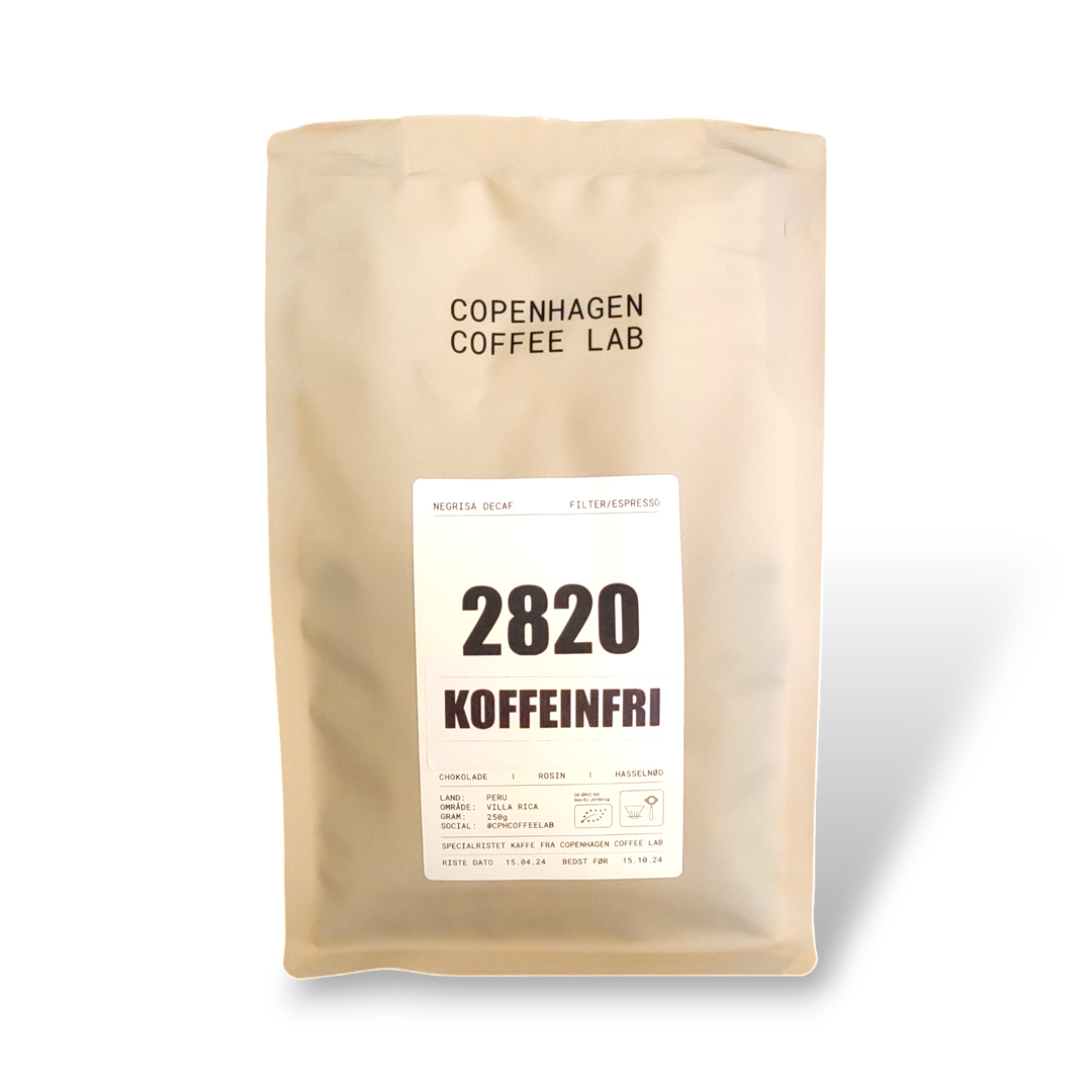 2820 Decaf - - Kaffe - TeSelskabet