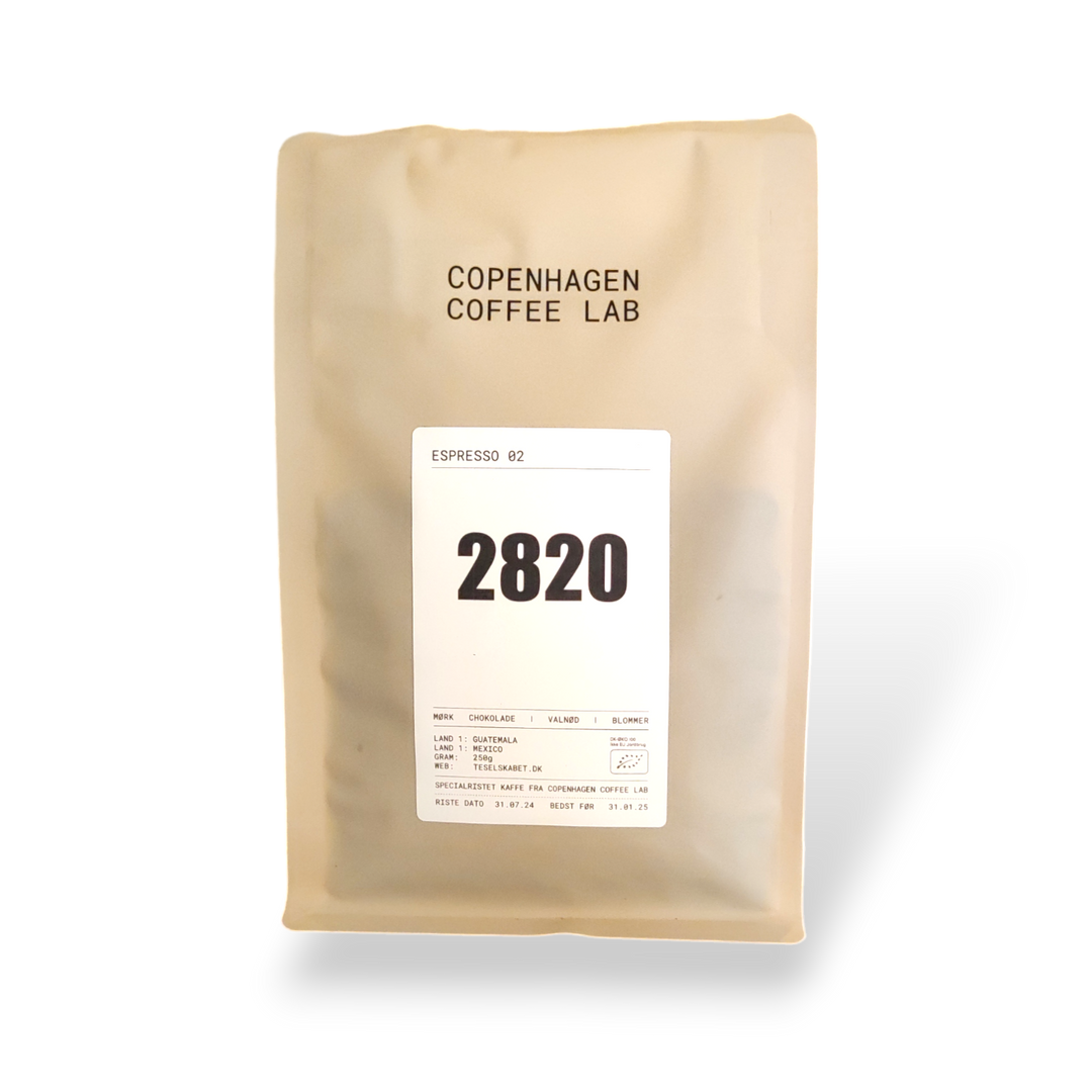 2820 Espresso 2 ØKO - - Kaffe - TeSelskabet