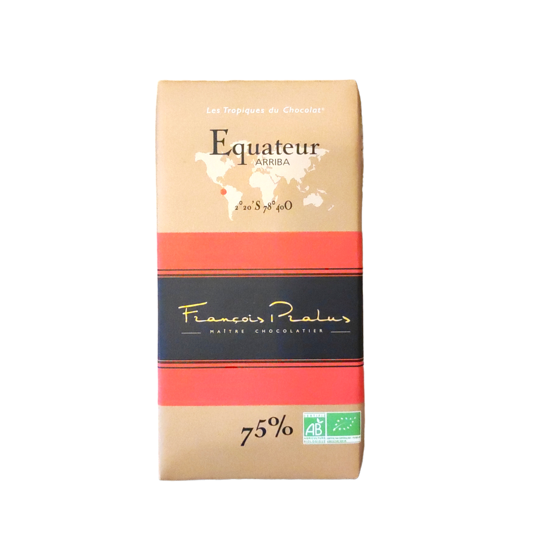 Pralus Equador 75% ØKO - - Konfekture - TeSelskabet