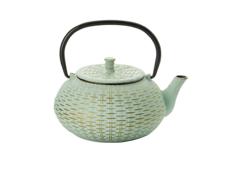 Støbejernskande “Fuzhou” mint green 1l - - Non-food - TeSelskabet