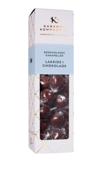 Chokoladekugler med lakridskaramel i æske - - Konfekture - TeSelskabet