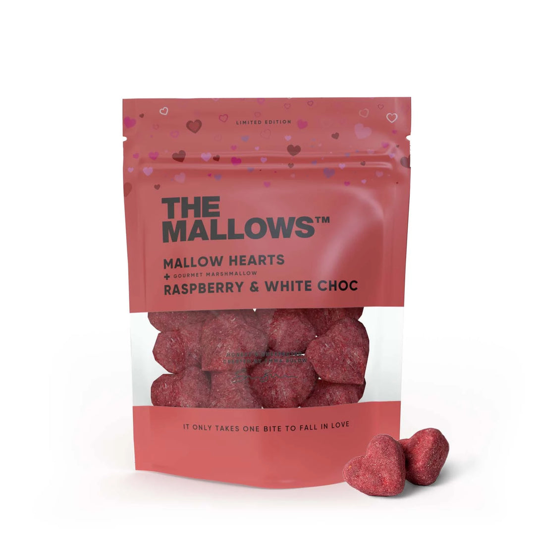 The Mallows - Mallow Hearts Raspberry - Konfekture - TeSelskabet