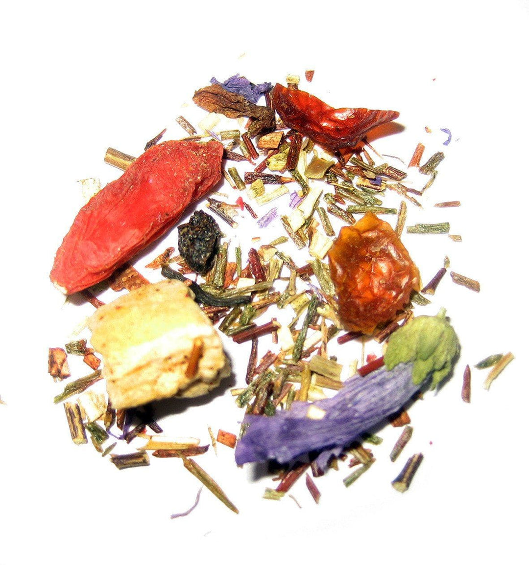 208 - Grøn rooibos gojibær, kvæde og abrikos - - Te - TeSelskabet