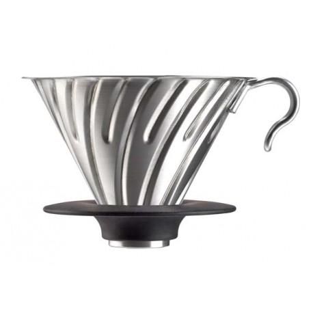 V60 Dripper Steel 02 - - Non-food - TeSelskabet