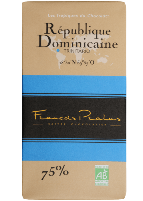 Pralus Republique Dominicaine 75% ØKO - - Konfekture - TeSelskabet