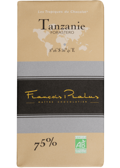 Pralus Tanzanie 75% ØKO - - Konfekture - TeSelskabet