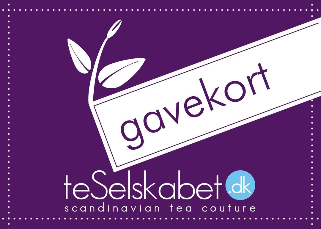 Gavekort til teSelskabet's webshop - - Diverse - TeSelskabet