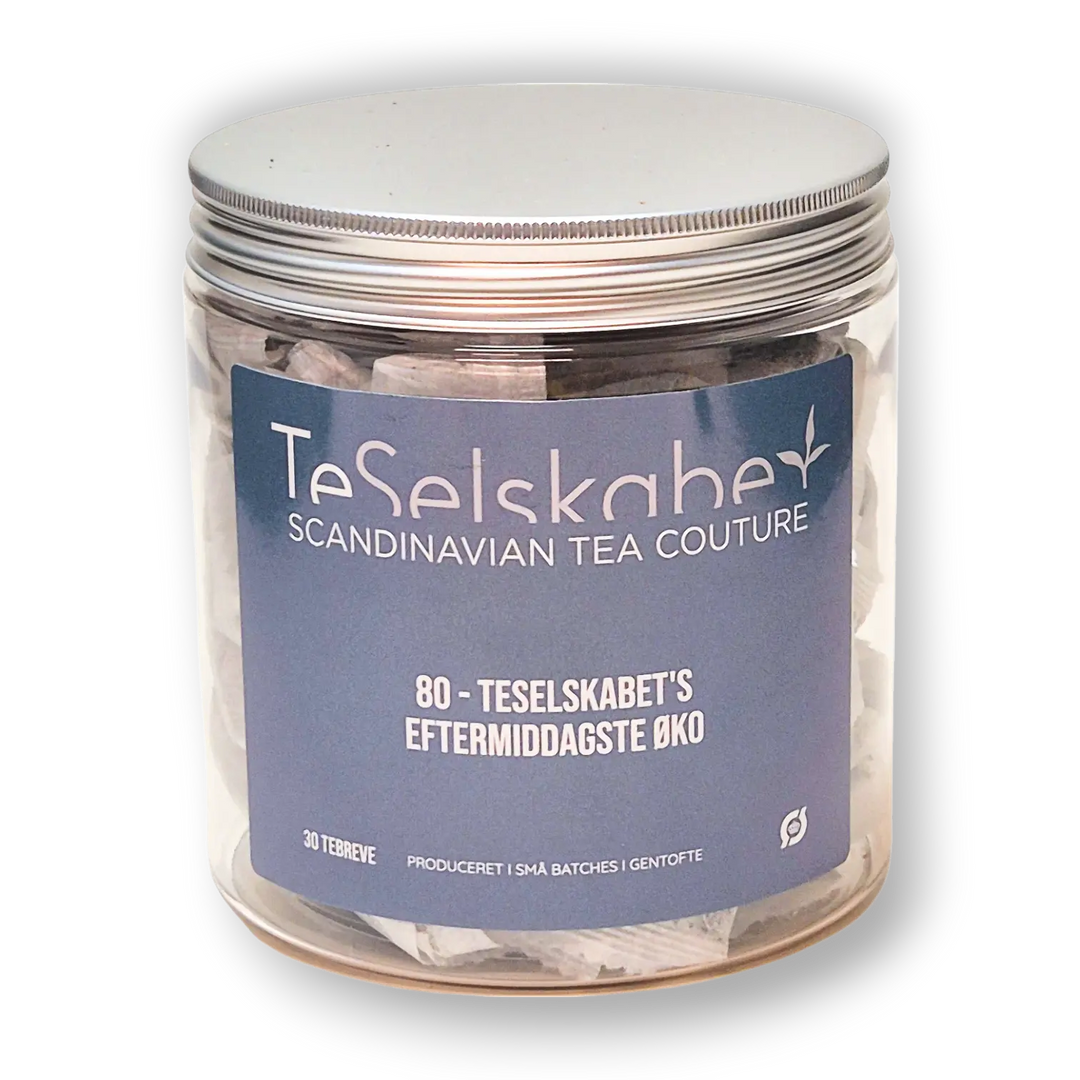 80 - Teselskabet's eftermiddagste ØKO tebreve - - Te - TeSelskabet
