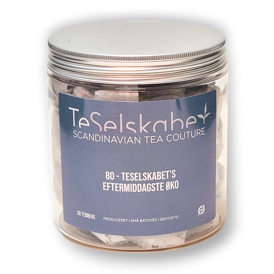 80 - Teselskabet's eftermiddagste ØKO tebreve - - Te - TeSelskabet