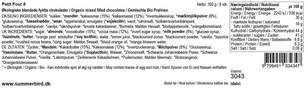 Petit Fours 8 stk i æske