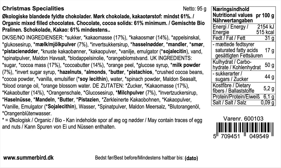 Christmas Specialities - - Konfekture - TeSelskabet