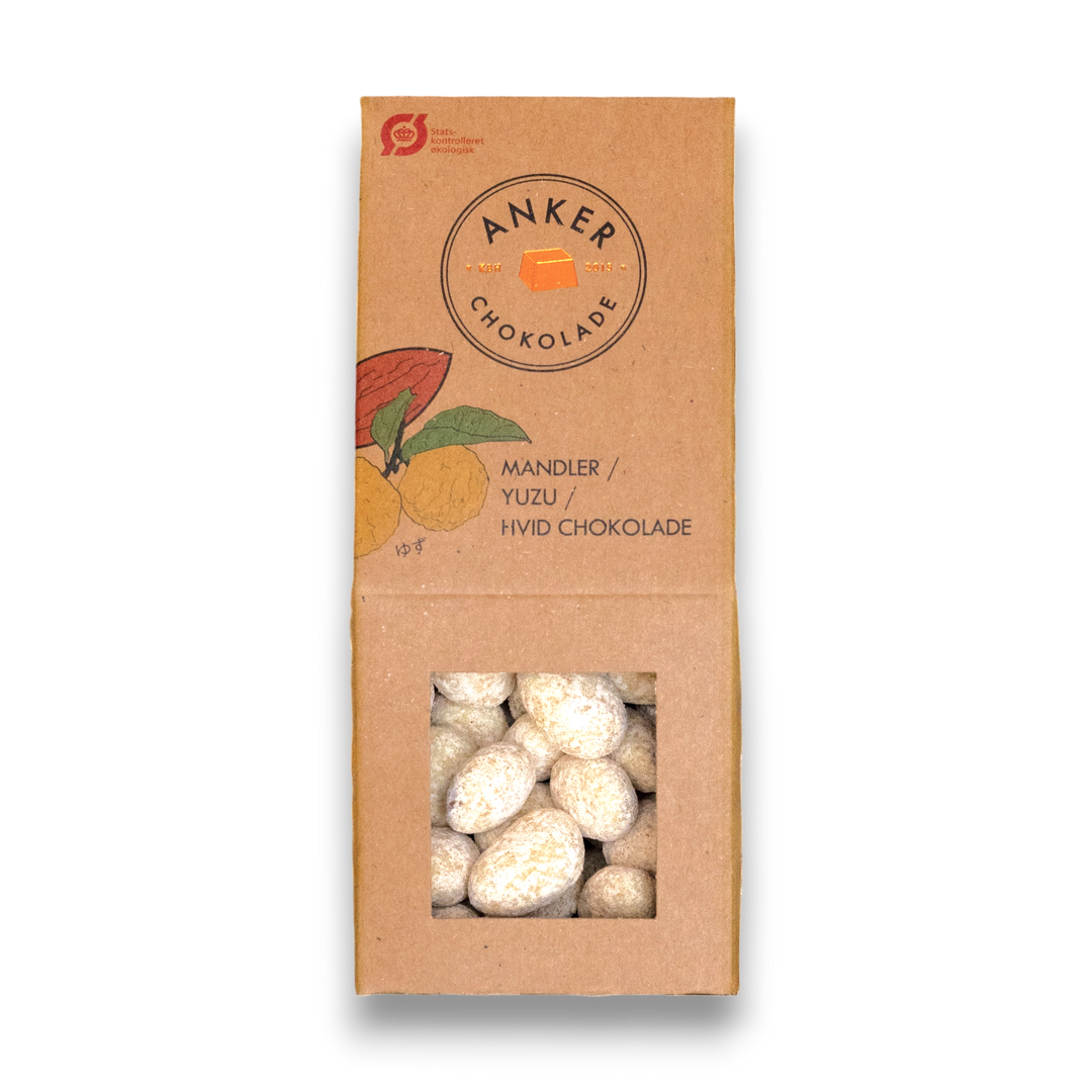 Mandler med yuzu og hvid chokolade - - Konfekture - TeSelskabet