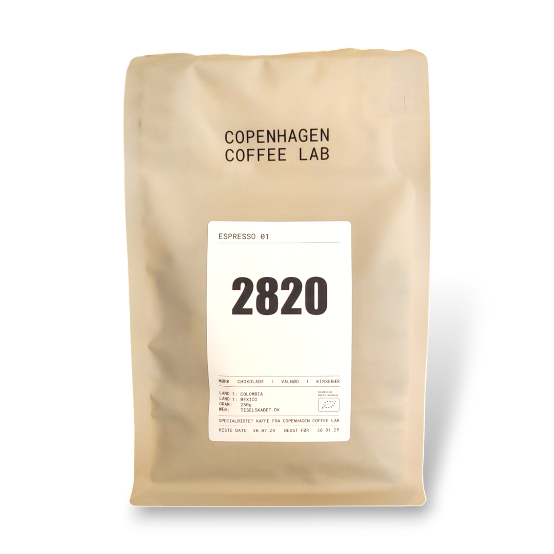 2820 Espresso 1 ØKO -  - Kaffe - TeSelskabet