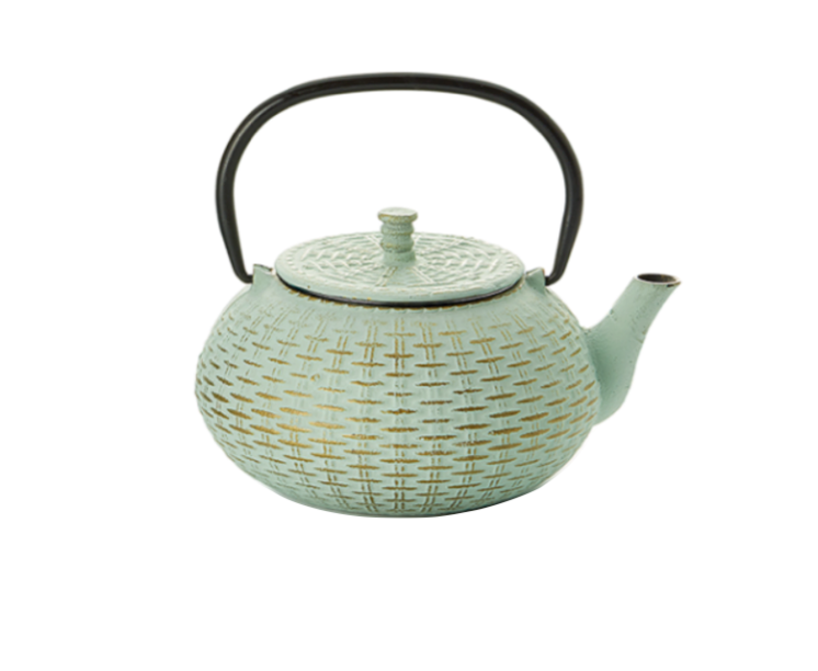 Støbejernskande “Fuzhou” mint green 1l -  - Non-food - TeSelskabet