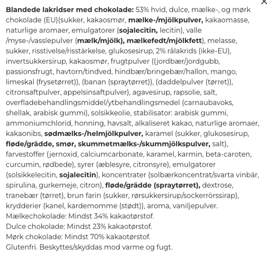 Lakrids by Bülow's helt store Jule kalender