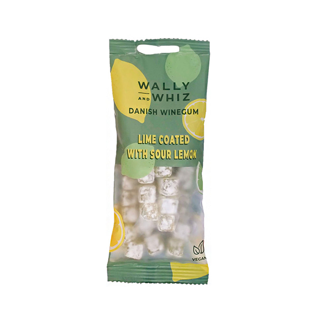 Wally & Whiz pose 57g - Lime med sur citron - Konfekture - TeSelskabet