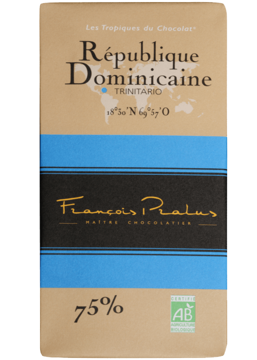 Pralus Republique Dominicaine 75% ØKO -  - Konfekture - TeSelskabet